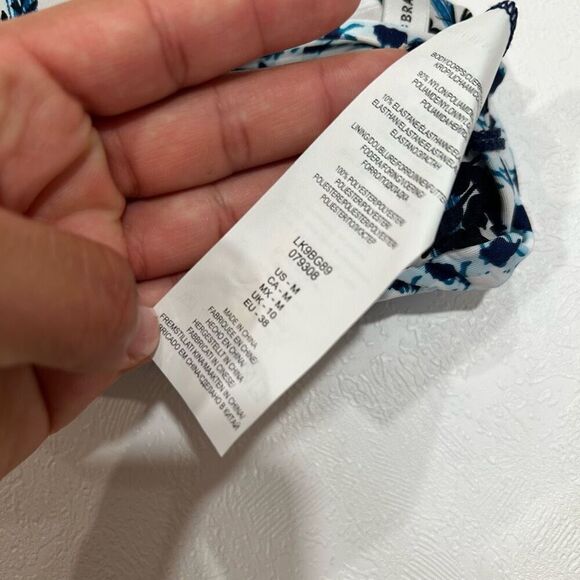 NWT Reversible Lucky Brand Bath suit top size M - Picture 6 of 7